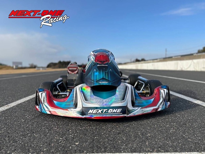 レーシングカートNEXT-ONEの2025年ROTAX-MAXレーススタイル/KG509カウル
